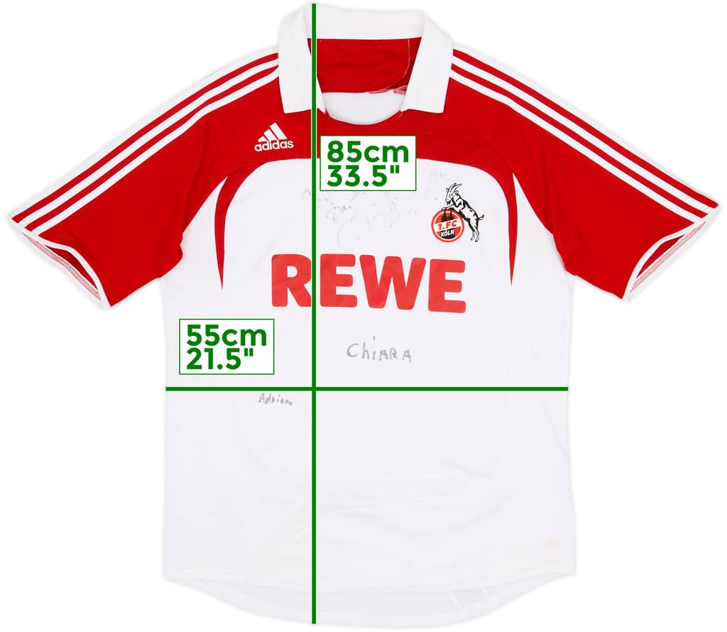 2007-08 FC Koln Signed Away Shirt - 7/10 - (L)