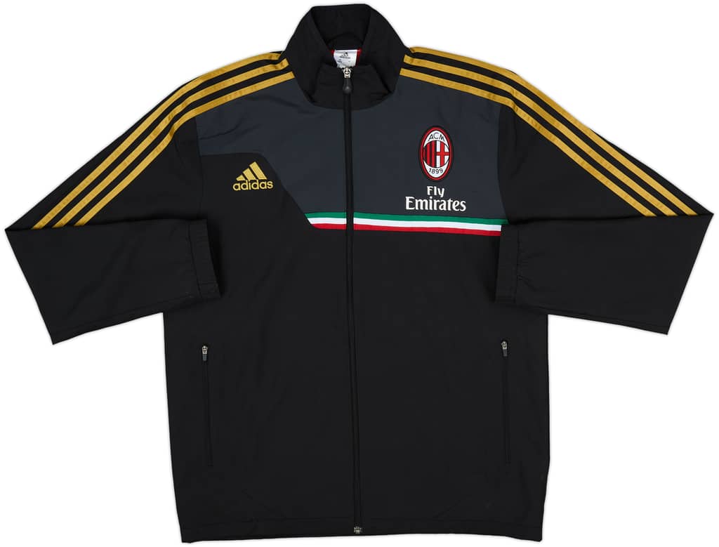 2013-14 AC Milan adidas Track Jacket - 8/10 - (L)