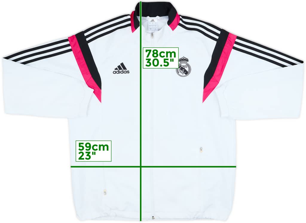 2014-15 Real Madrid adidas Track Jacket - 8/10 - (L)