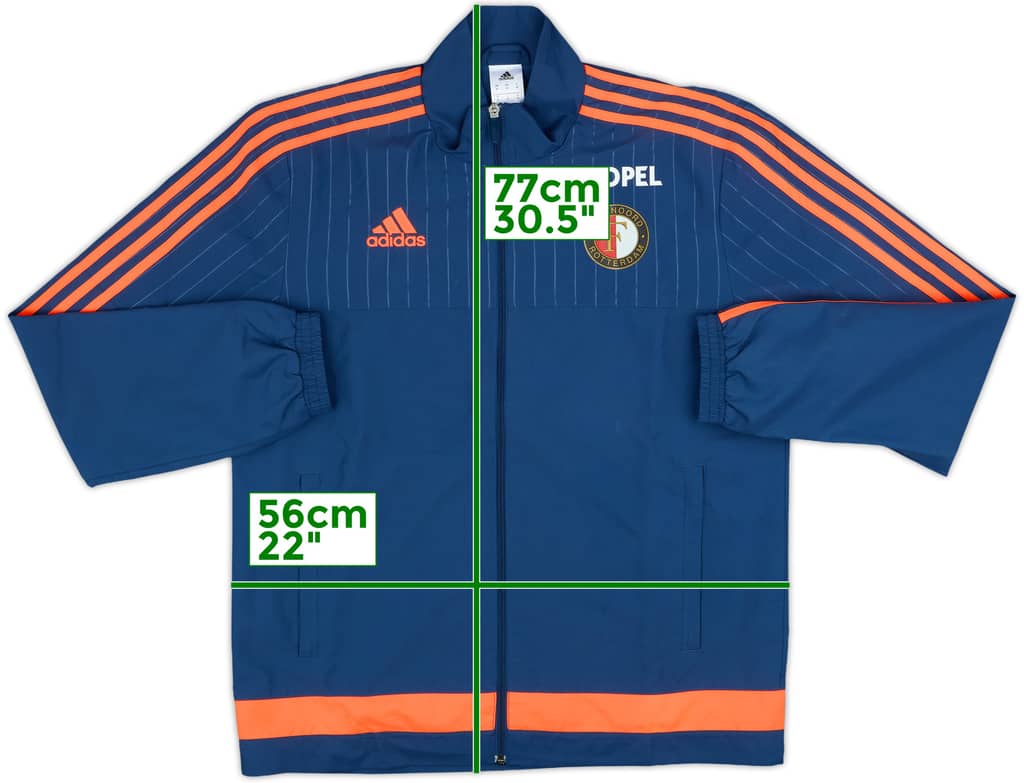 2015-16 Feyenoord adidas Track Jacket - 10/10 - (M)