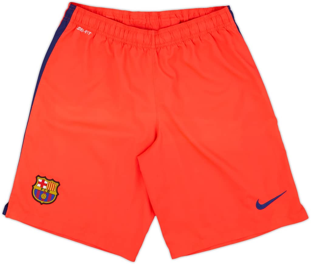 2014-15 Barcelona Away Shorts - 9/10 - (M)