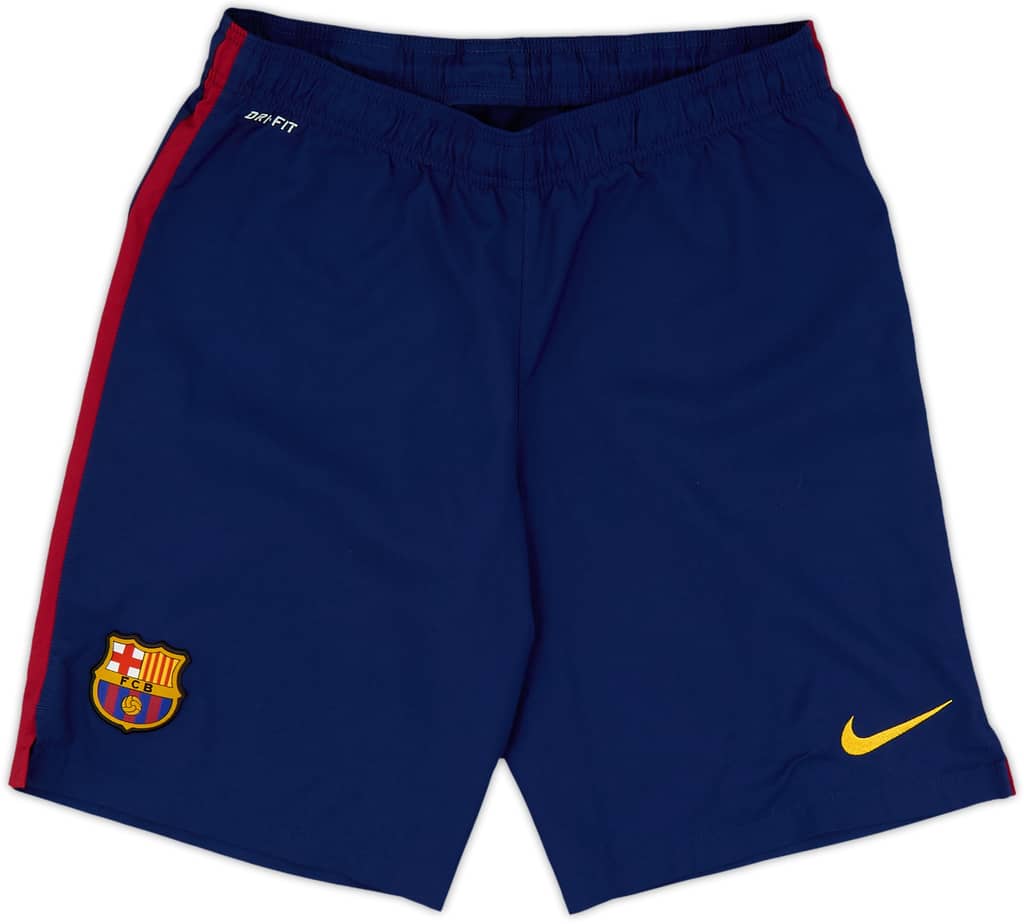 2014-15 Barcelona Home Shorts - 9/10 - (M)