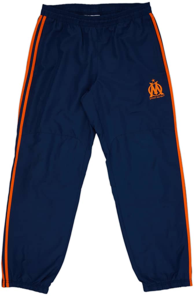 2012-13 Olympique Marseille adidas Track Pants/Bottoms - 10/10 - (L)