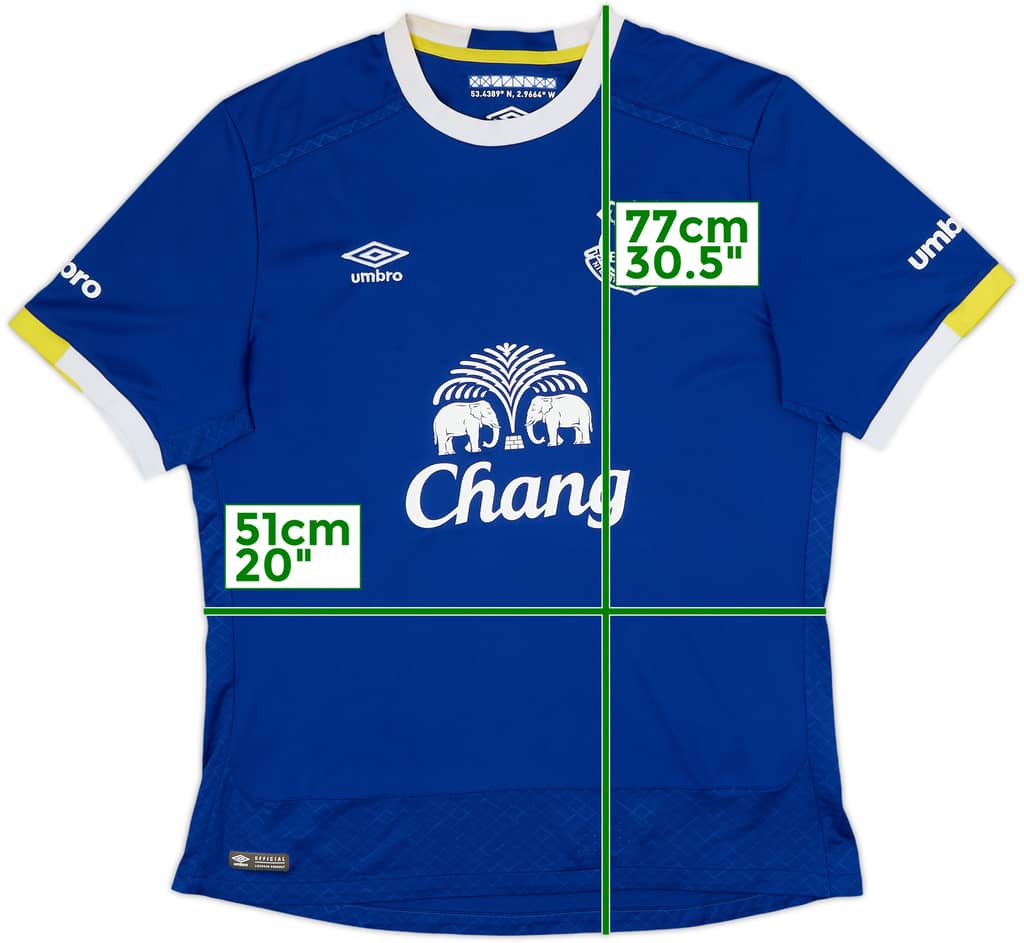 2016-17 Everton Home Shirt - 8/10 - (Women's L)