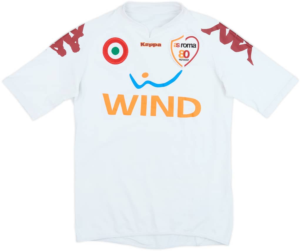 2007-08 Roma Away Shirt - 8/10 - (S)