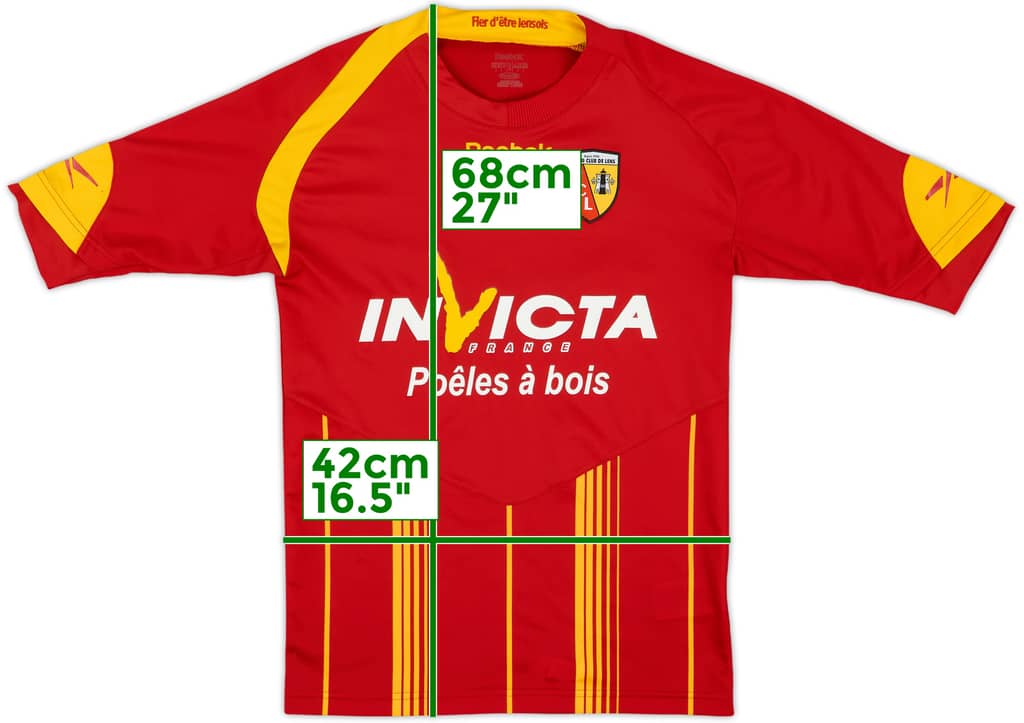 2009-10 Lens Home Shirt - 8/10 - (XL.Boys)