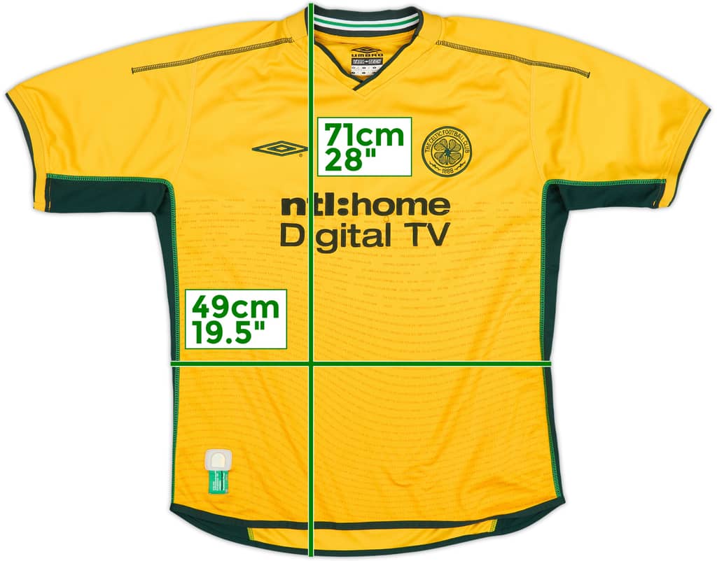 Camiseta de visitante del Celtic 2002-03 - 4/10 - (M)
