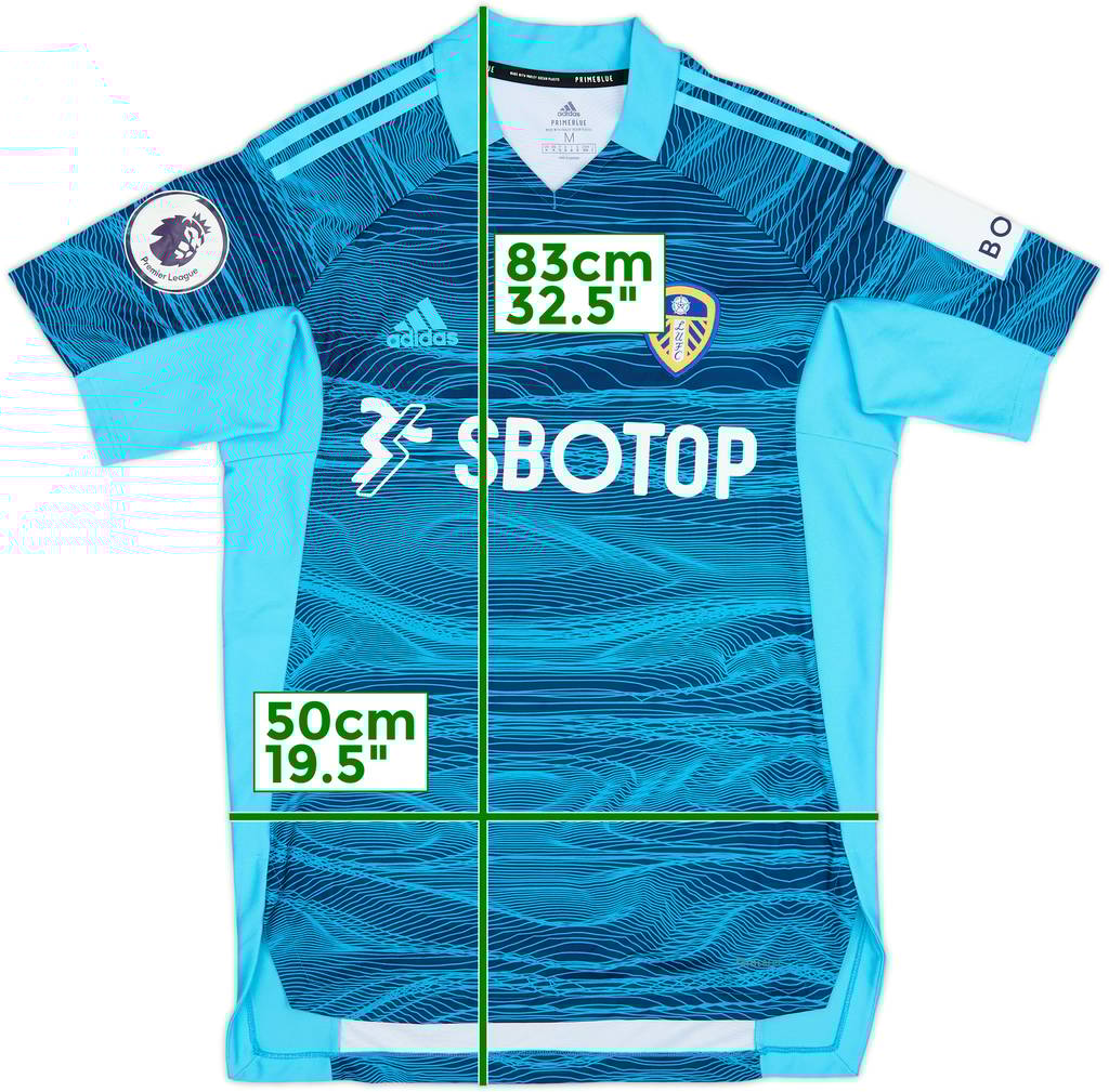 Camiseta de portero S/S del Leeds 2021-22 - 9/10 - (M)