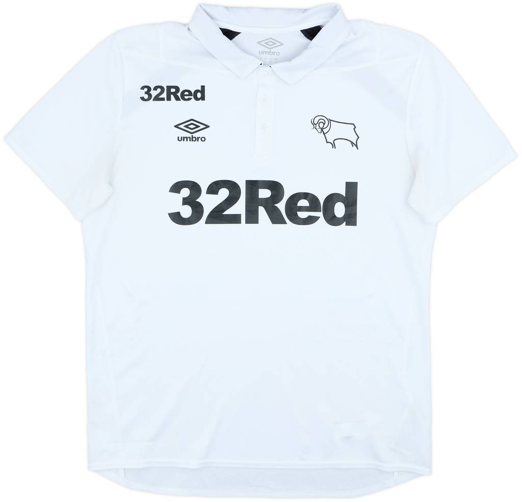 2018-19 Derby County Umbro Polo Shirt - 6/10 - (L)