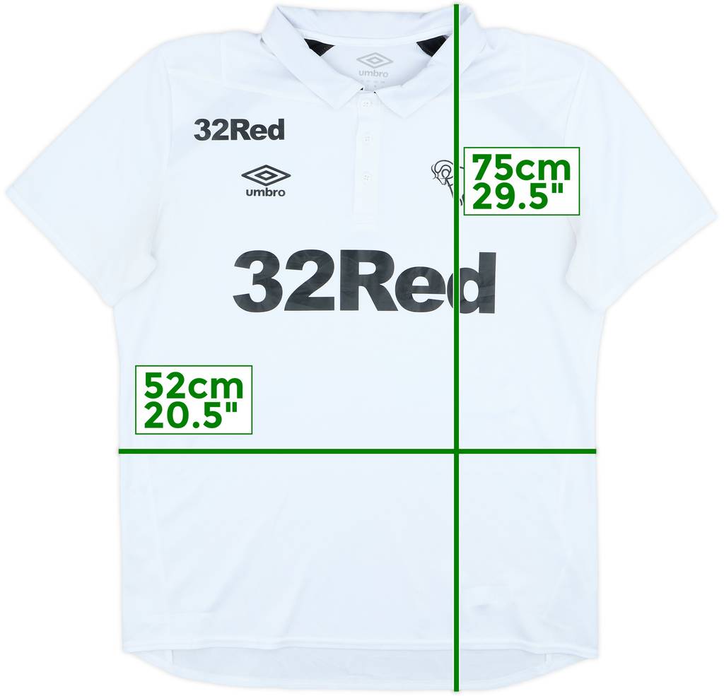 2018-19 Derby County Umbro Polo Shirt - 6/10 - (L)