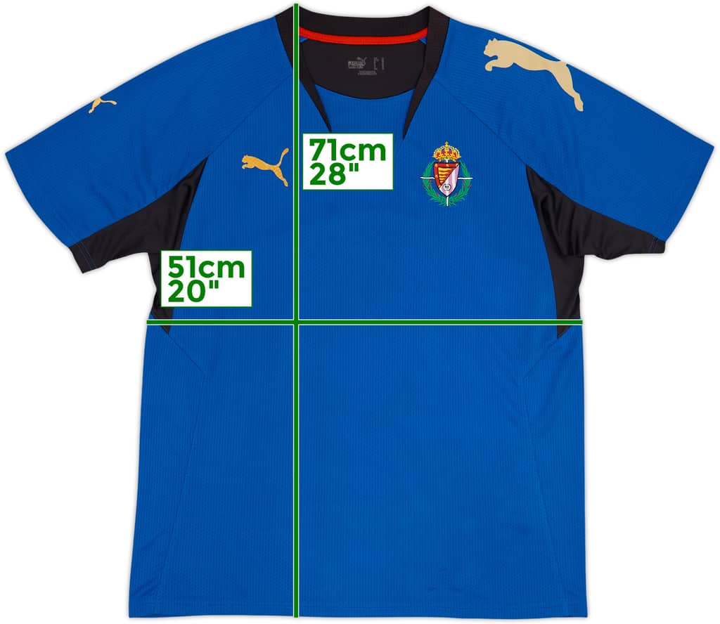 2007-08 Real Valladolid Puma Training Shirt - 9/10 - (M)