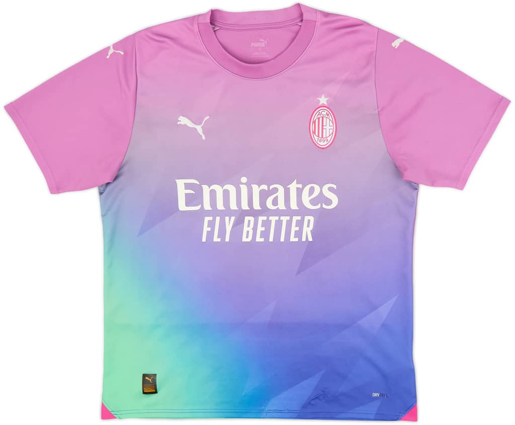 Camiseta de la tercera equipación del AC Milan 2023-24 Rafa Leao #10 - 6/10 - (L)