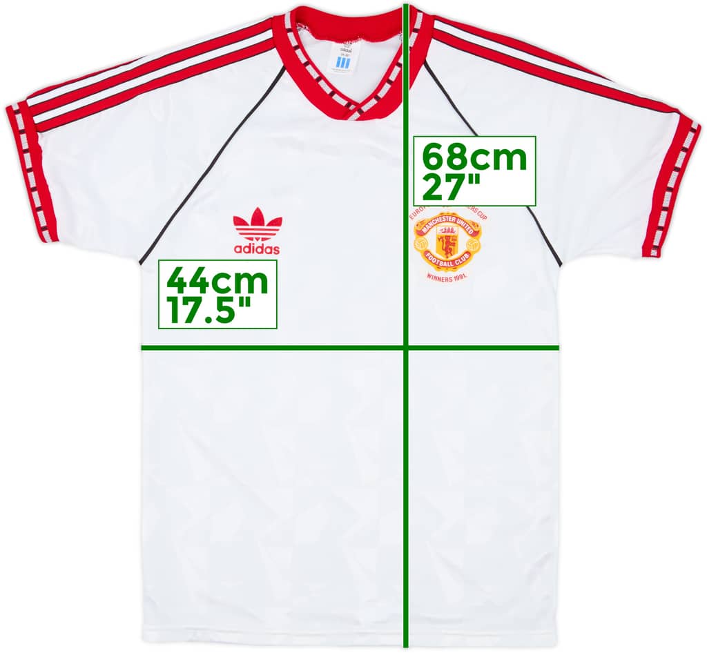 1991 Manchester United ECWC Shirt - 9/10 - (S)