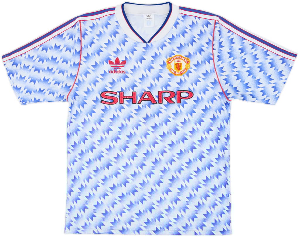 1990-92 Manchester United Away Shirt - 8/10 - (M)