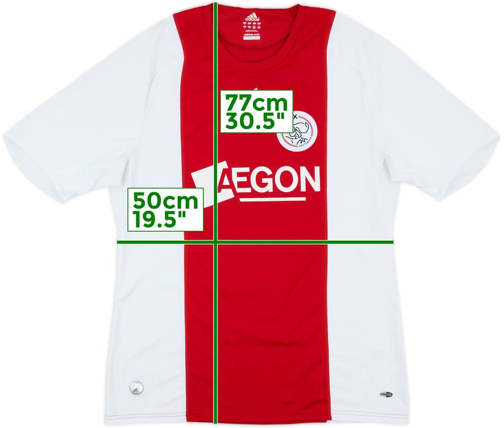 2008-09 Ajax Home Shirt - 8/10 - (L)