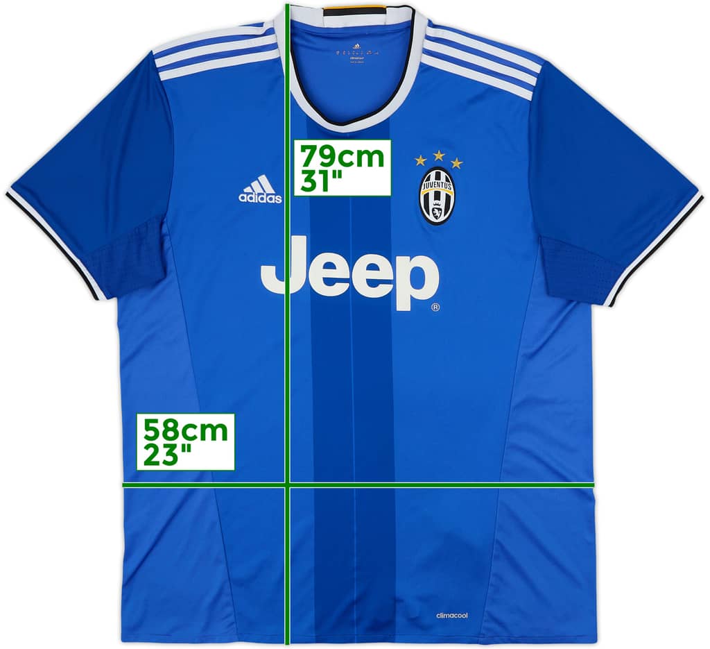 2016-17 Juventus Camiseta de Visitante - 6/10 - (XL)
