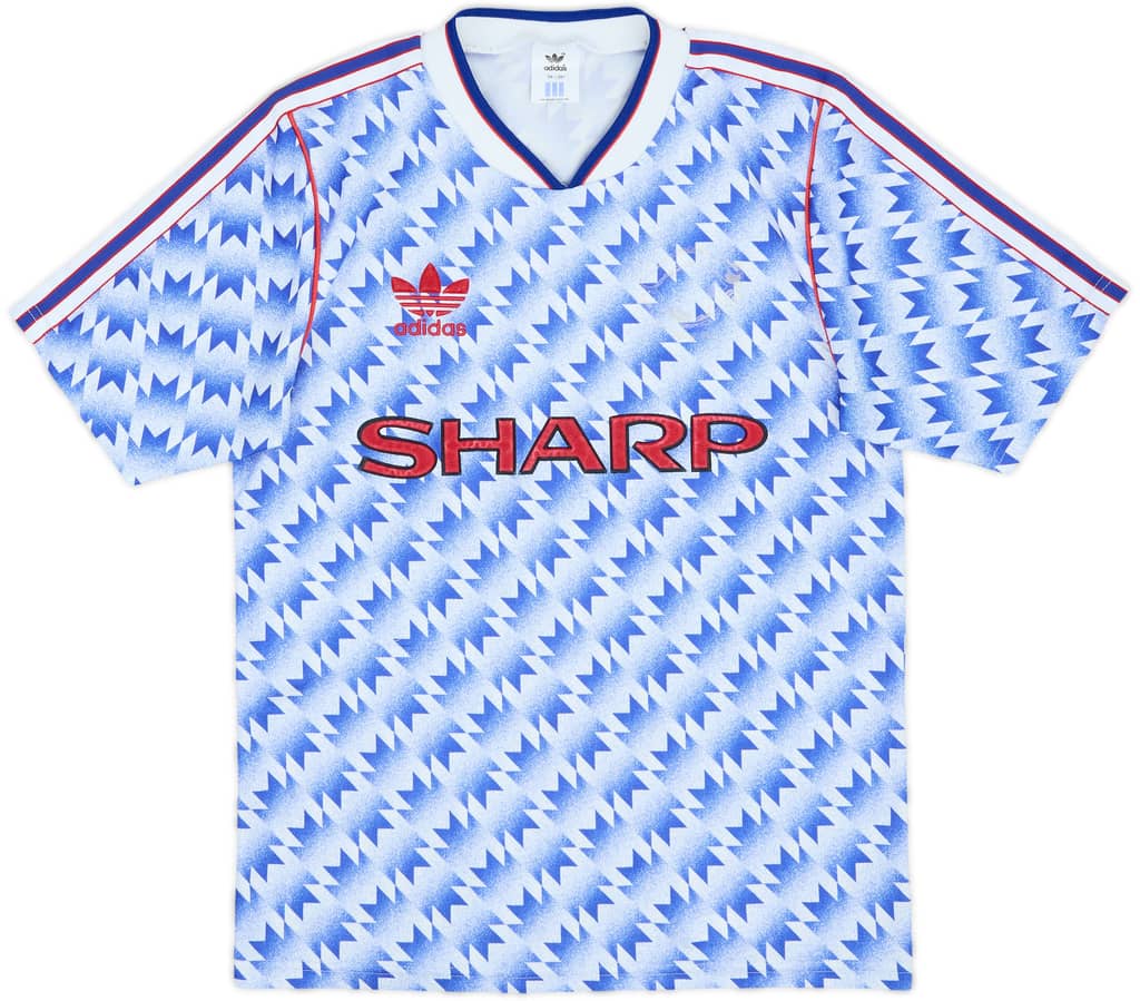 1990-92 Manchester United Away Shirt - 3/10 - (S)