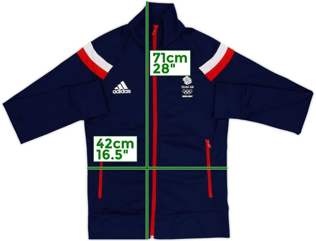 2014 Team GB adidas Chaqueta de chándal - 7/10 - (Mujeres S)