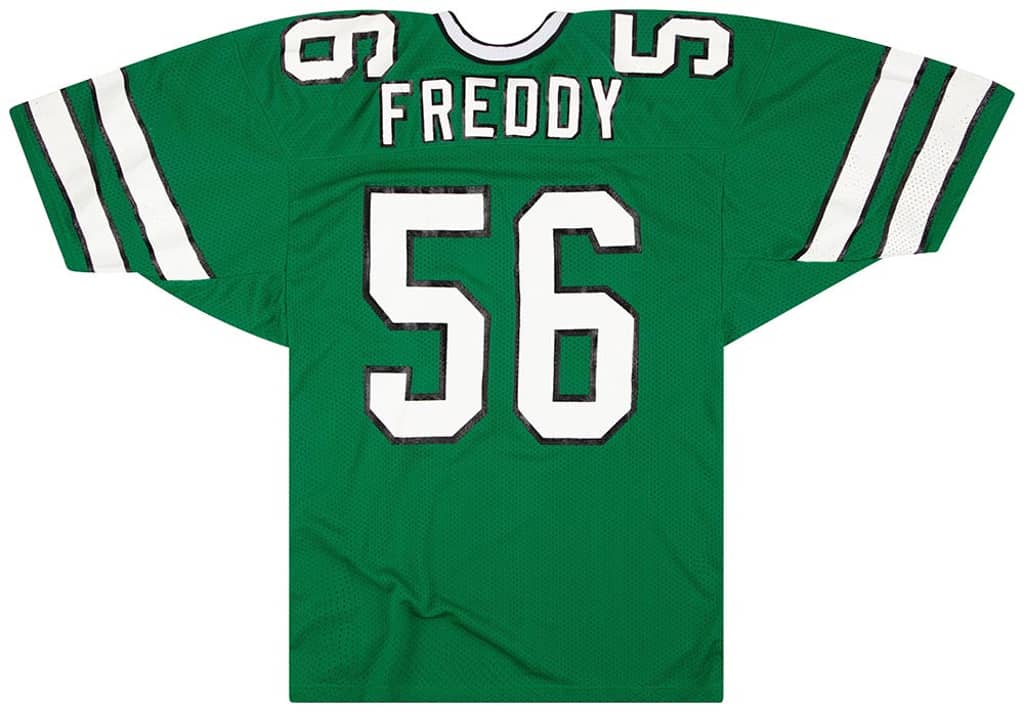 1991-97 New York Jets Freddy #56 Russell Athletic Jersey (Home) L