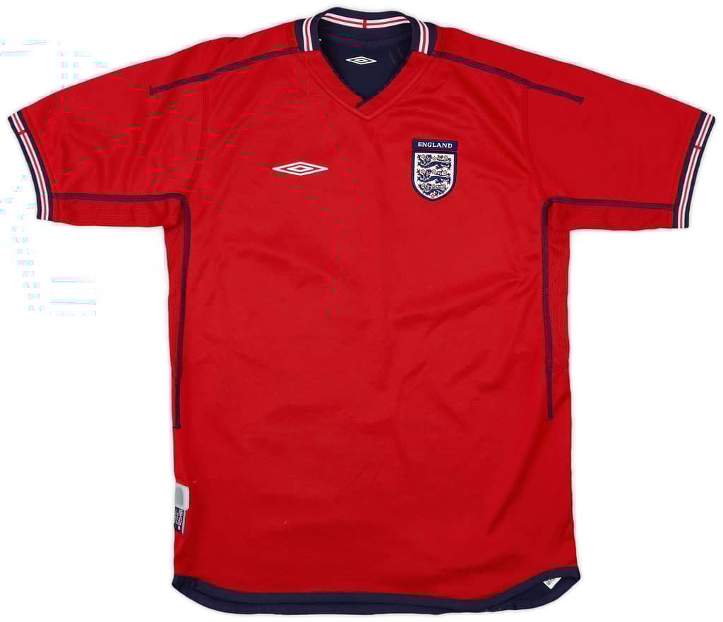 2002-04 England Away Shirt - 7/10 - (XL.Boys)