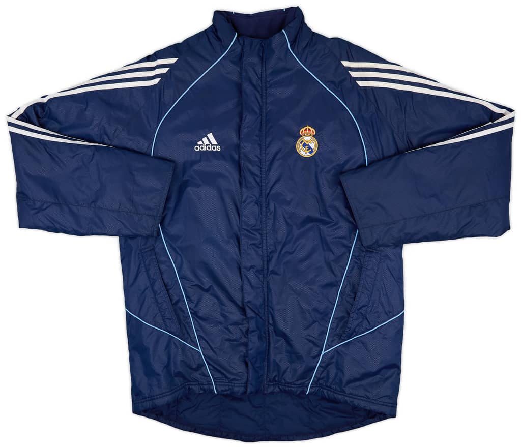 2005-06 Real Madrid adidas Padded Bench Coat - 8/10 - (M/L)
