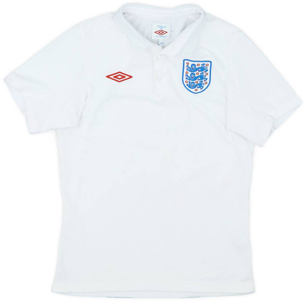2009-10 England Home Shirt - 6/10 - (M.Boys)