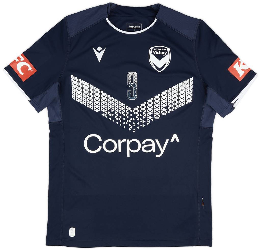 2022-23 Melbourne Victory Match Issue Home Shirt Juric #9