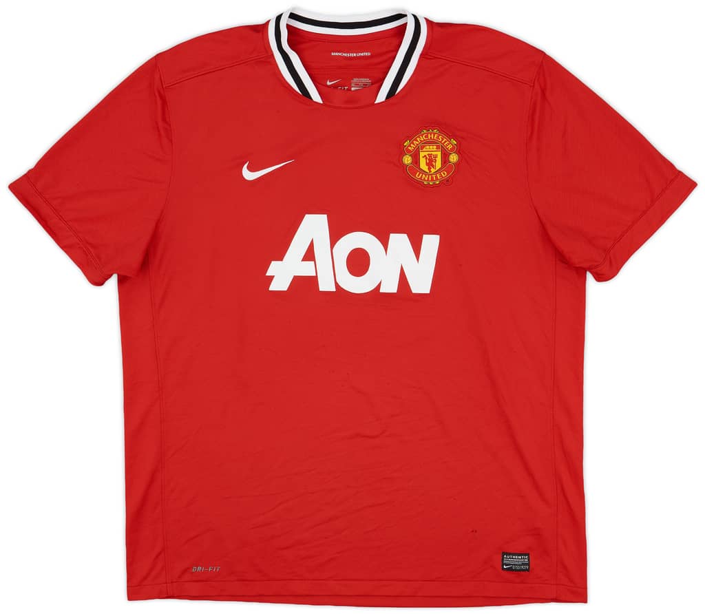 2011-12 Manchester United Home Shirt Rooney #10 - 5/10 - (XXL)