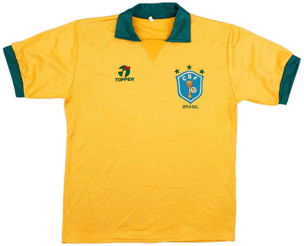 1990 Brazil Home Shirt - 8/10 - (M)