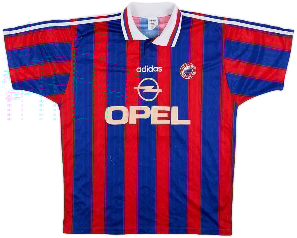 1995-97 Bayern Munich Home Shirt Klinsmann #18 - 6/10 - (L)