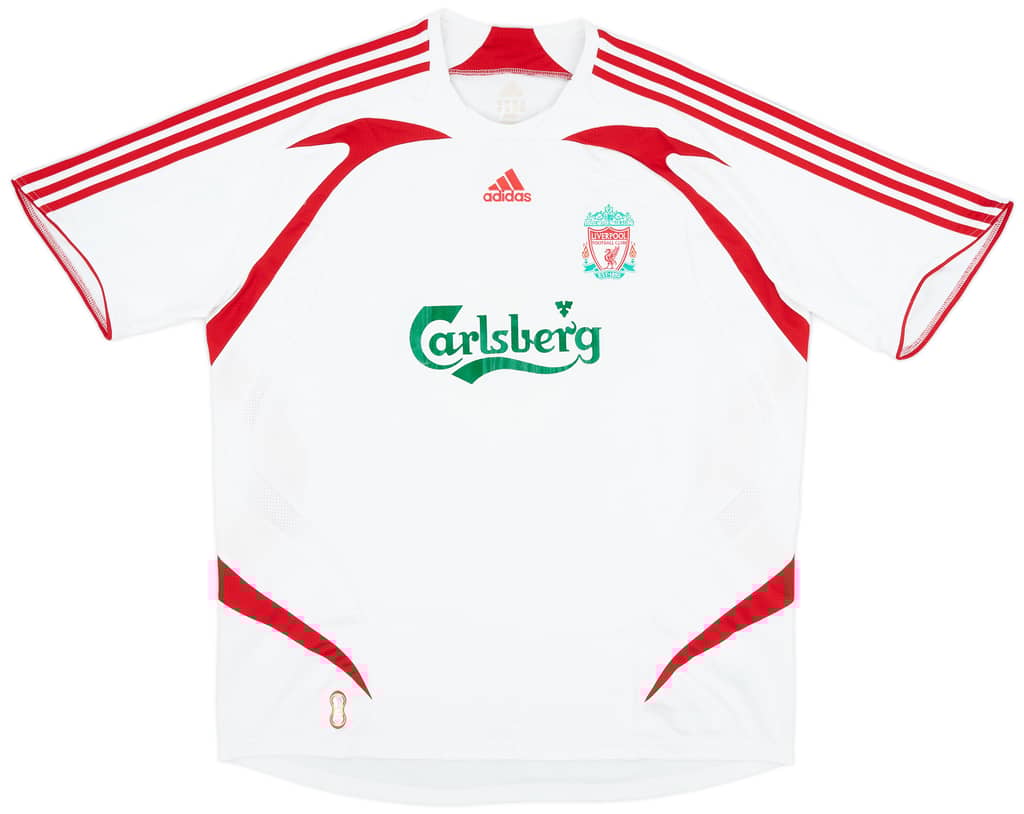 2007-08 Liverpool Away Shirt Gerrard #8 - 6/10 - (XXL)