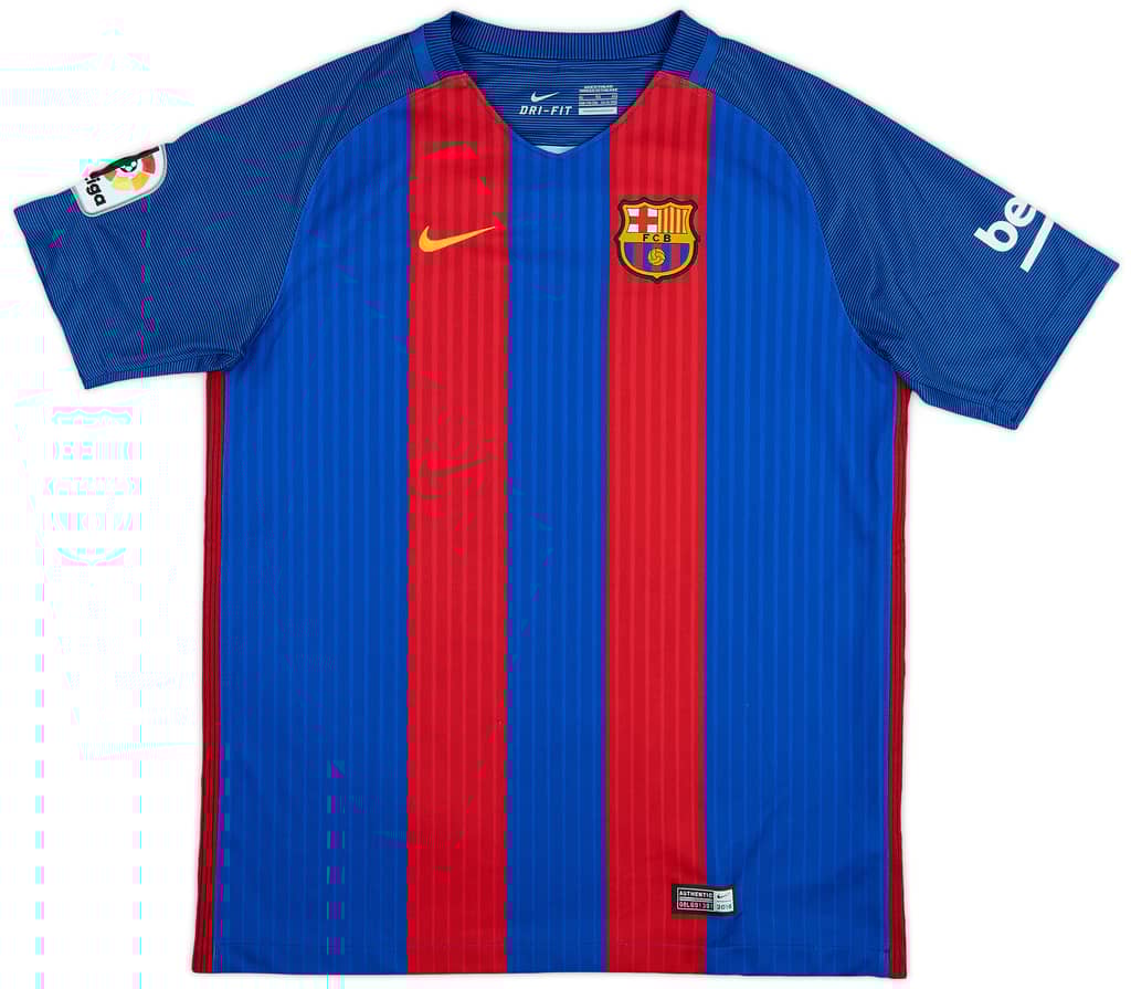 2016-17 Barcelona Home Shirt - 10/10 - (XL.Boys)