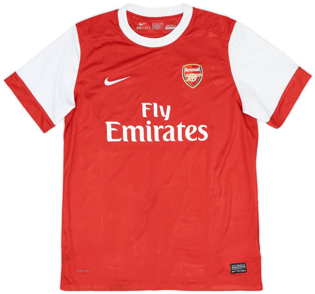 2010-11 Arsenal Home Shirt - 5/10 - (XL.Boys)