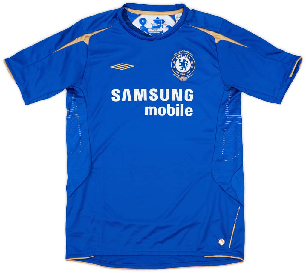 2005-06 Chelsea Centenary Home Shirt - 10/10 - (XL.Boys)