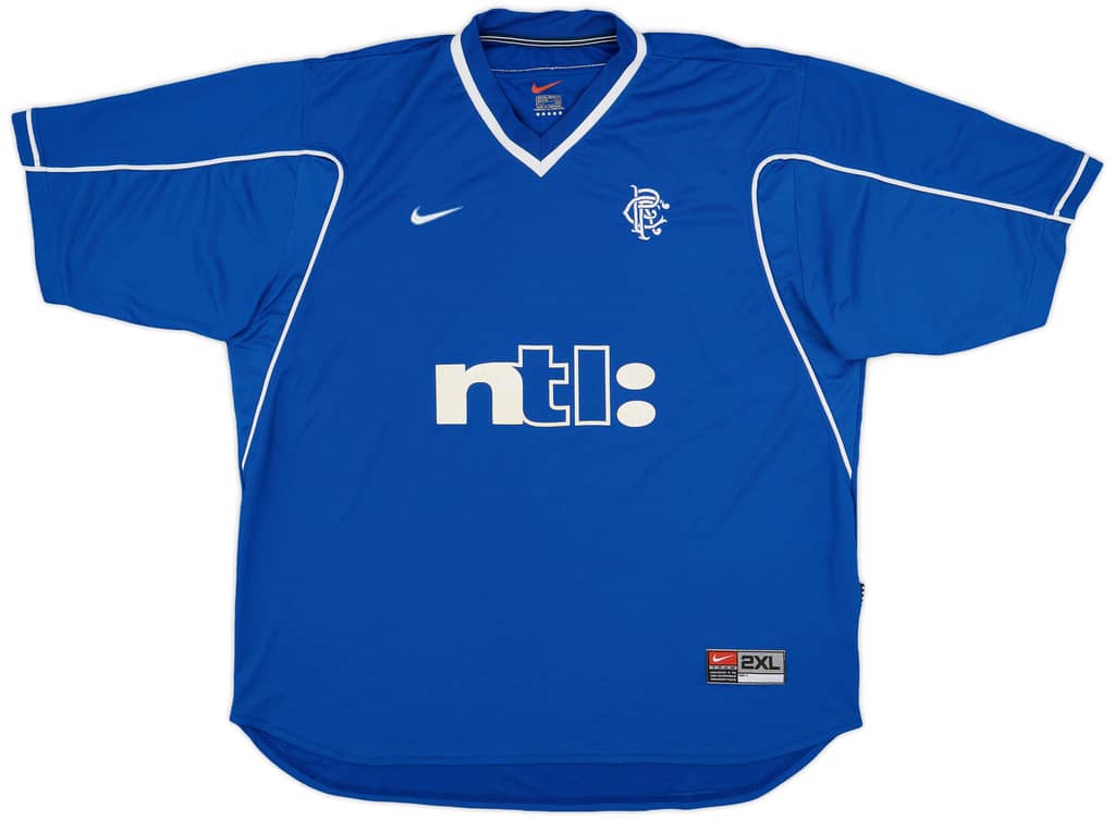 1999-01 Rangers Home Shirt - 7/10 - (XXL)