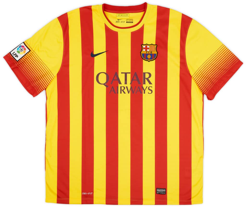 2013-15 Barcelona Away Shirt Messi #10 - 8/10 - (XXL)