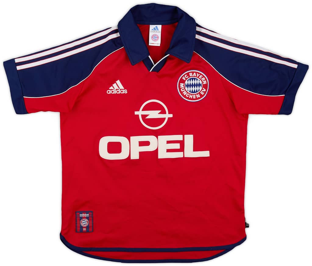 1999-01 Bayern Munich Home Shirt Santa Cruz #24 - 7/10 - (Y)