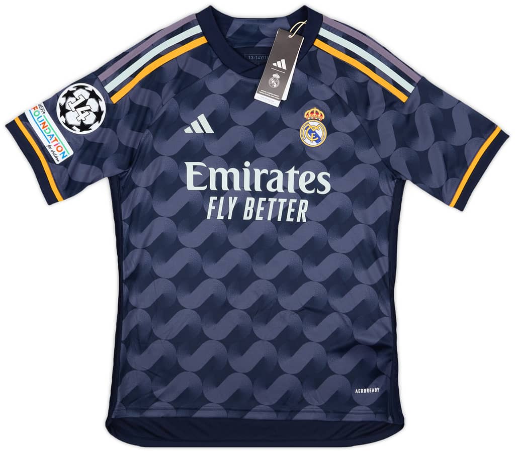 2023-24 Real Madrid Away CL Shirt Bellingham #5 (KIDS)