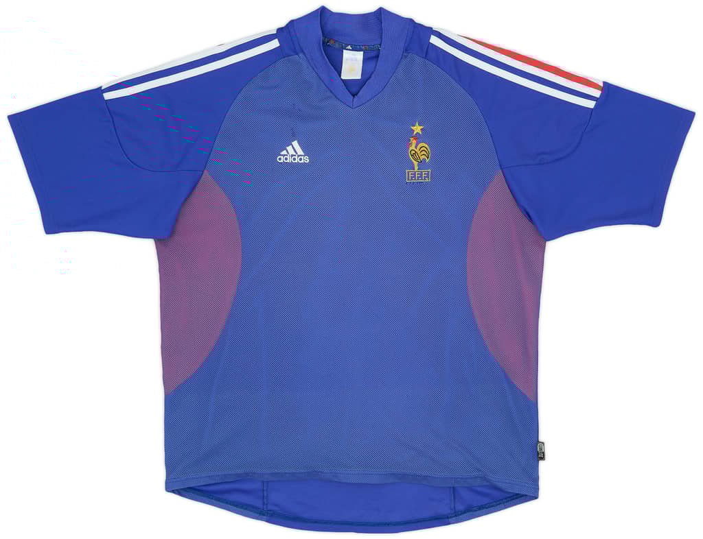 2002-04 France Home Shirt - 5/10 - (XL)