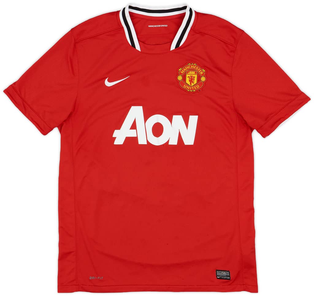 2011-12 Manchester United Home Shirt Rooney #10 - 6/10 - (L)