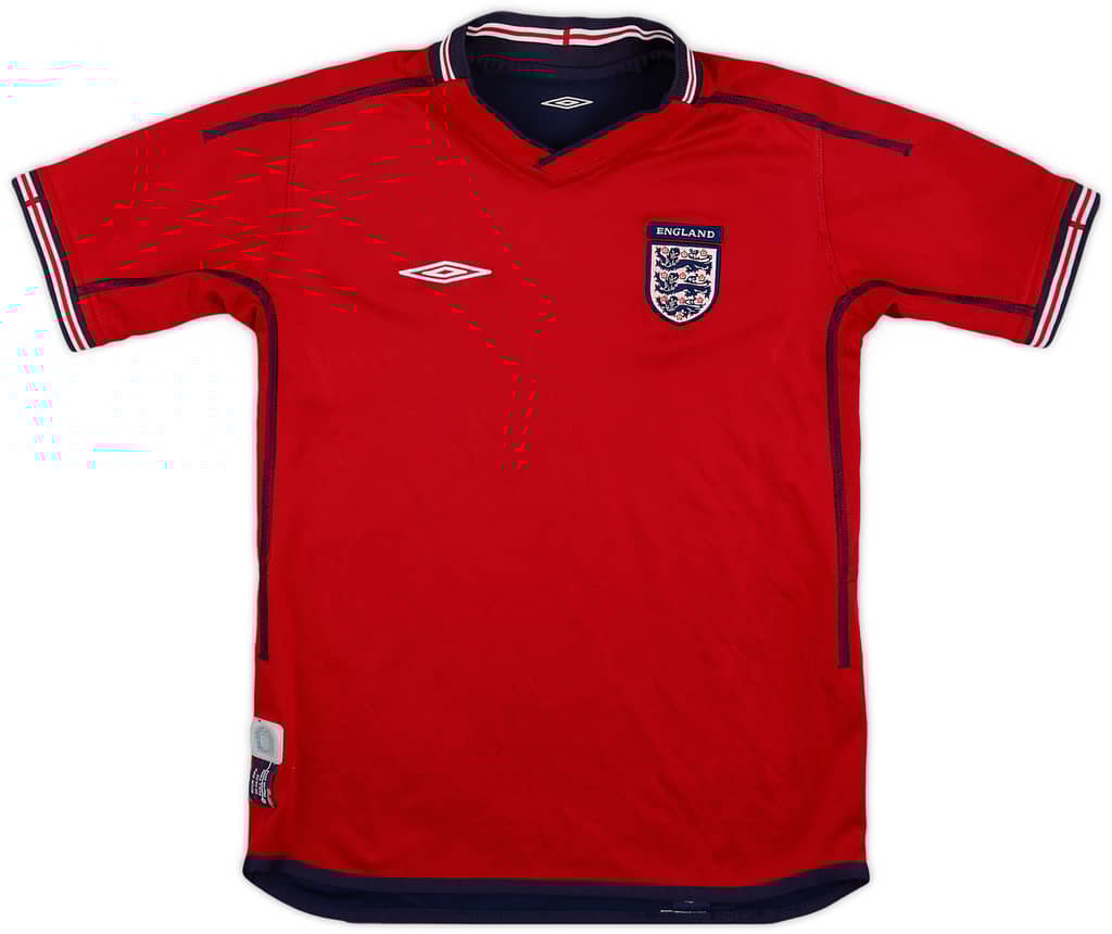 2002-04 England Away Shirt - 8/10 - (L.Boys)