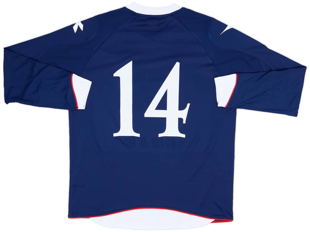 2008-09 Scotland Home L/S Shirt #14 - 9/10 - (XXL)