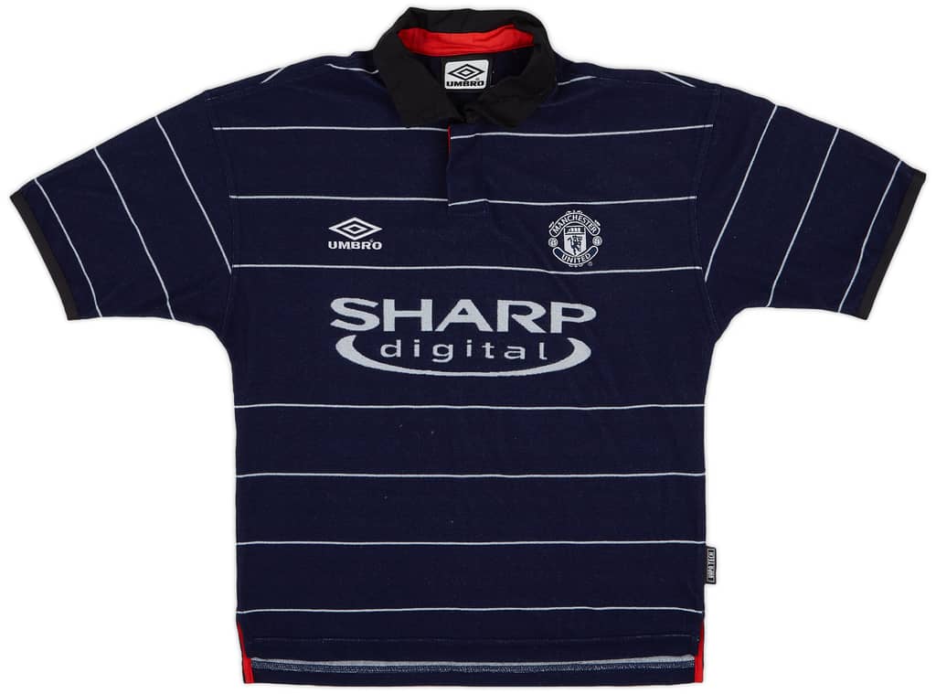 1999-00 Manchester United Away Shirt - 8/10 - (Y)