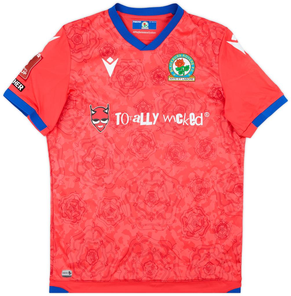 2022-23 Blackburn Match Issue FA Cup Third Shirt Buckley #21