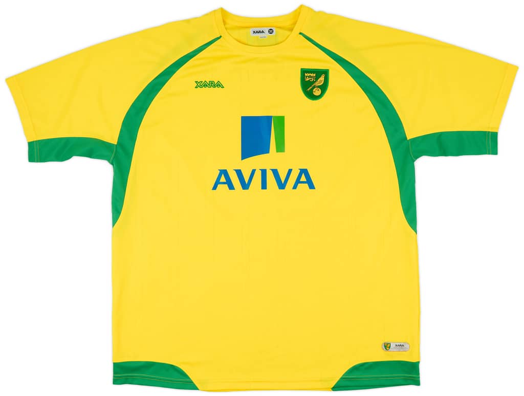 2010-11 Norwich Home Shirt - 8/10 - (XXL)