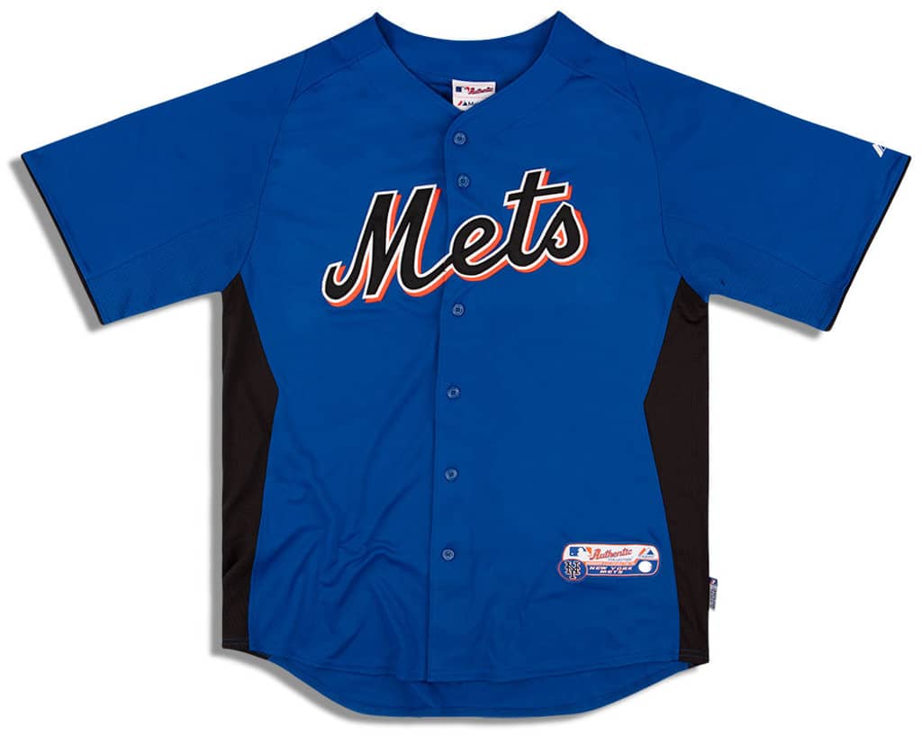 2011 New York Mets Authentic Majestic Batting Practice Jersey L