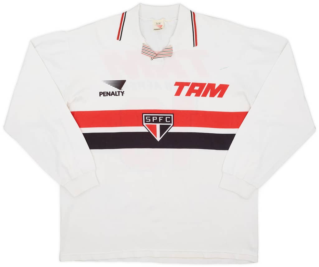 1994 Sao Paulo Home L/S Shirt #10 - 6/10 - (XL)