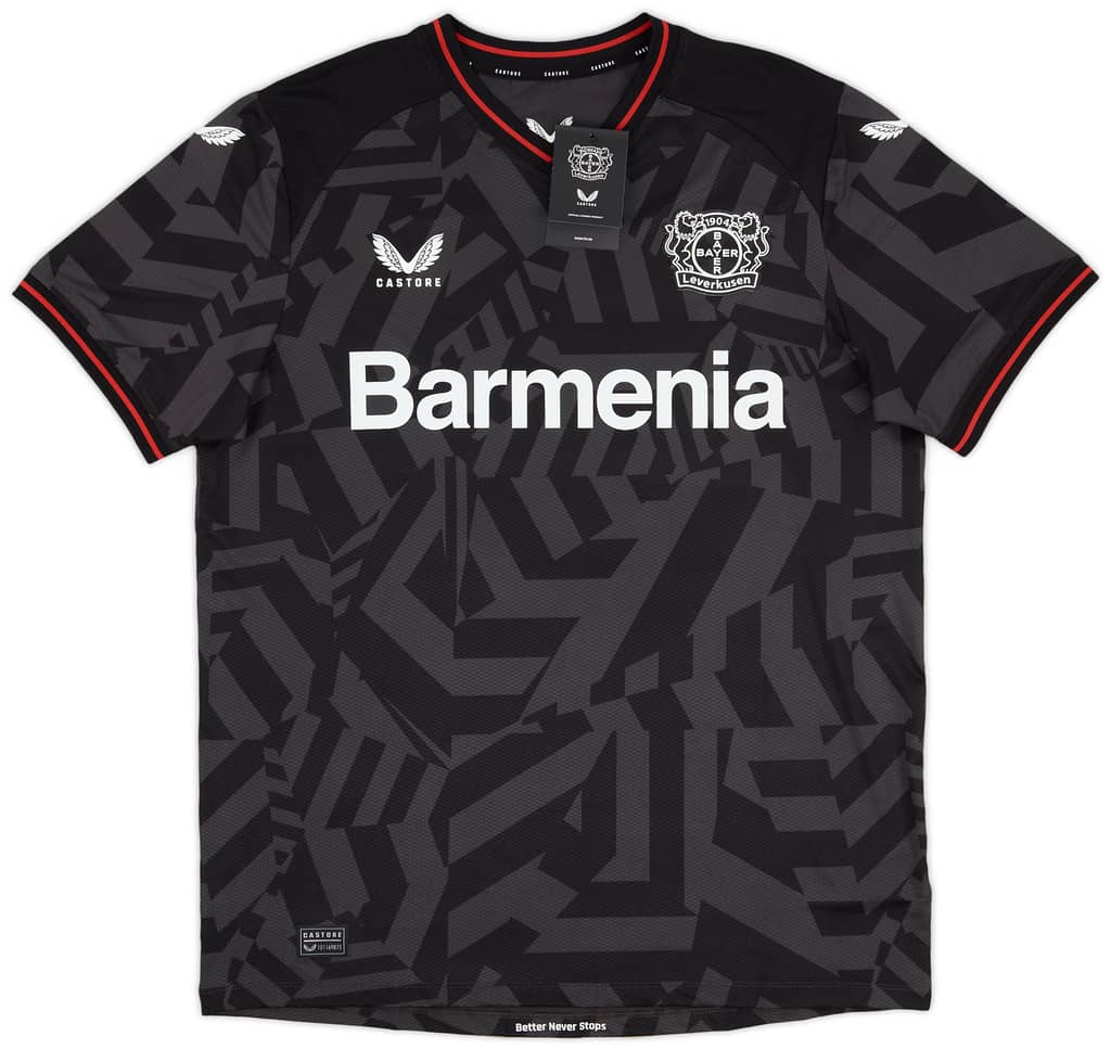 2022-23 Bayer Leverkusen Player Issue Pro Away Shirt Frimpong #30