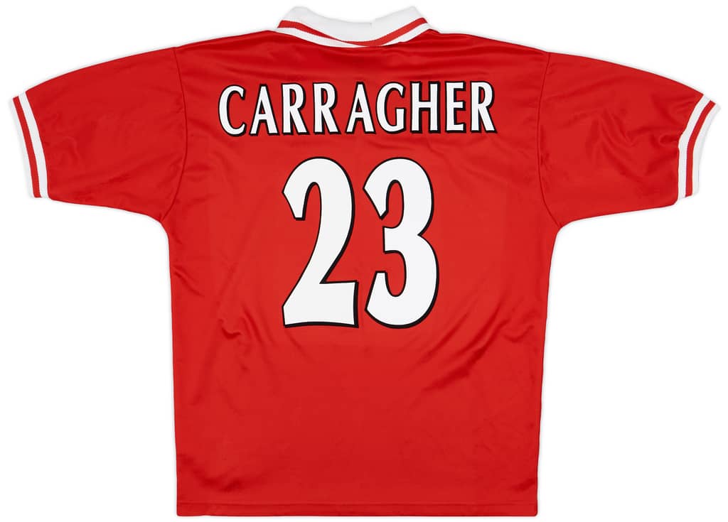 1996-98 Liverpool Home Shirt Carragher #23 - 8/10 - (L)