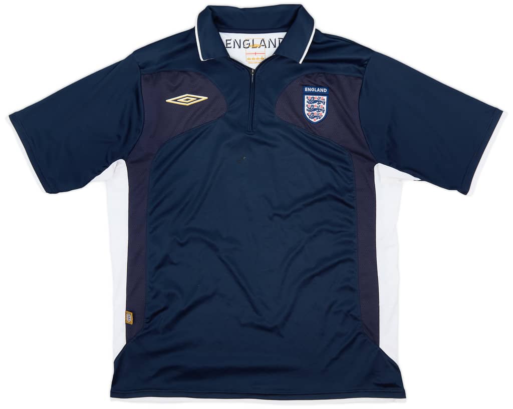 2007-08 England Umbro 1/3 Zip Training Top - 6/10 - (L)